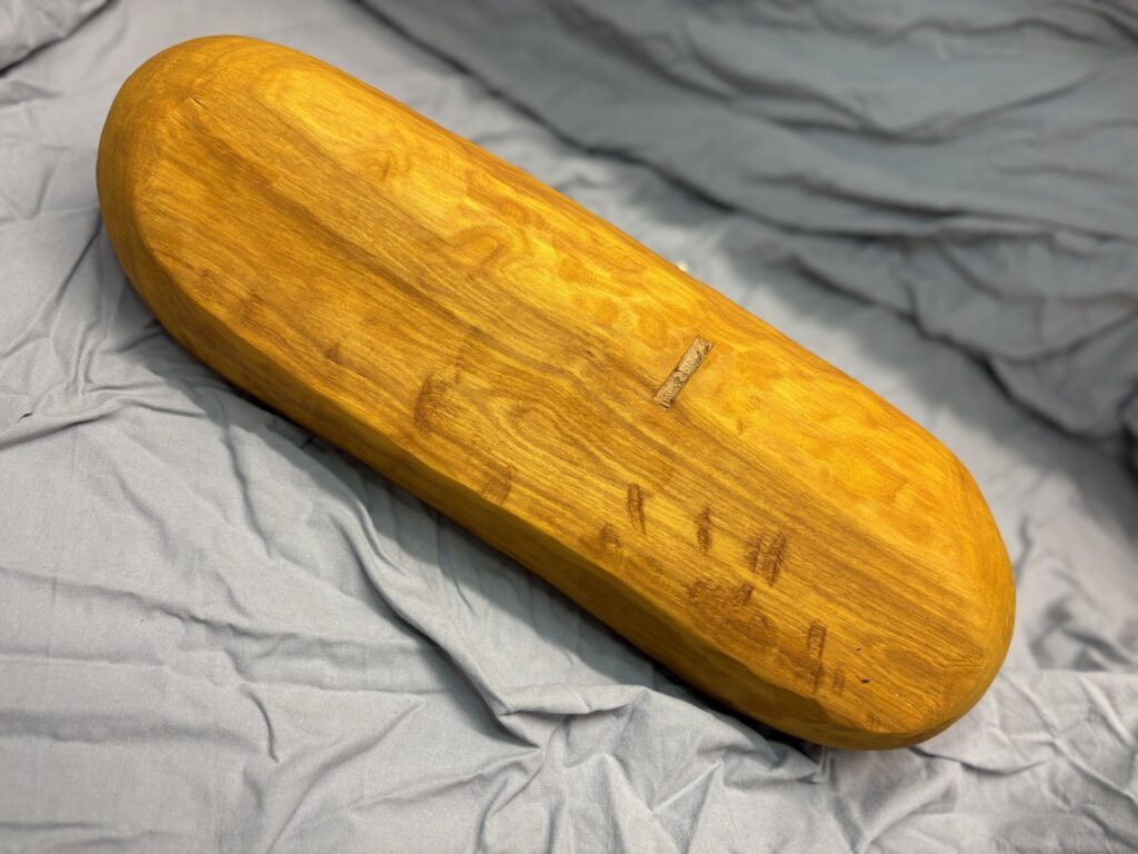 Langschale aus Buche, gebeizt