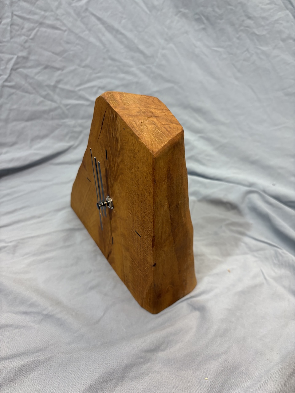 Holzuhr, Funkwerk, 21 cm hoch
