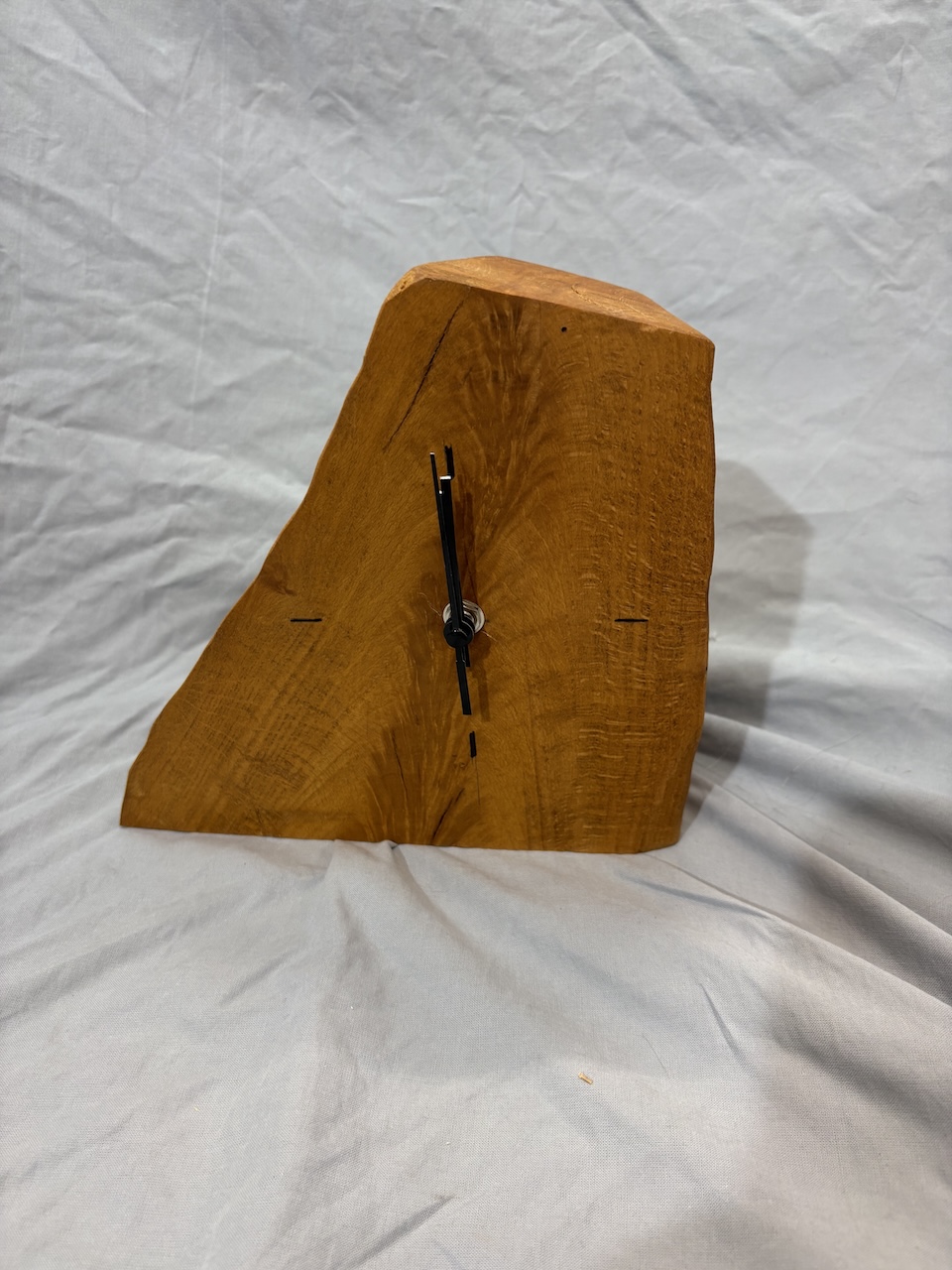 Holzuhr, Funkwerk, 21 cm hoch